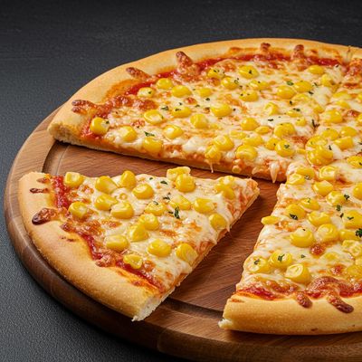 Corn & Cheese Pizza
